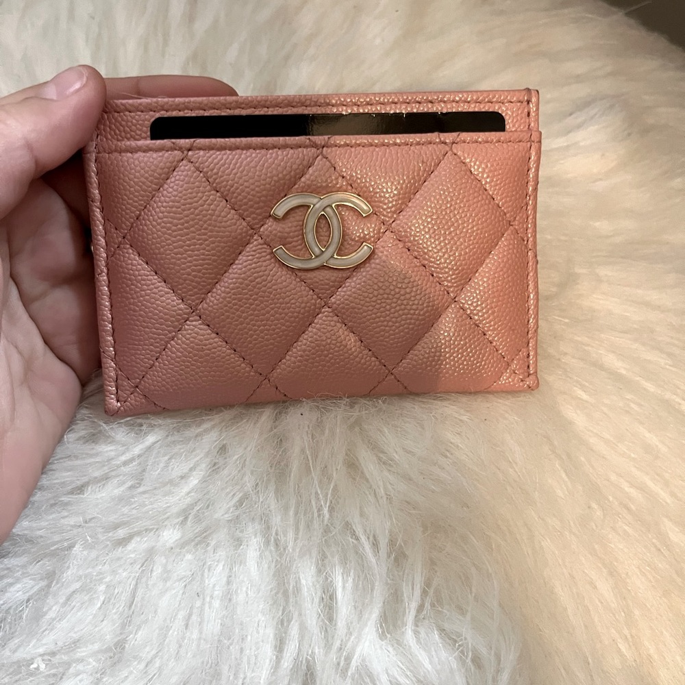 Chanel pink Card holder 🌸